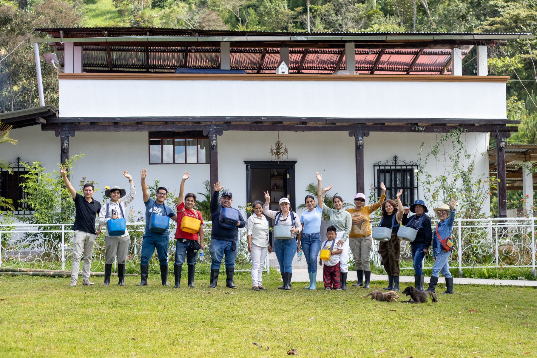 Visita a finca en San Ignacio